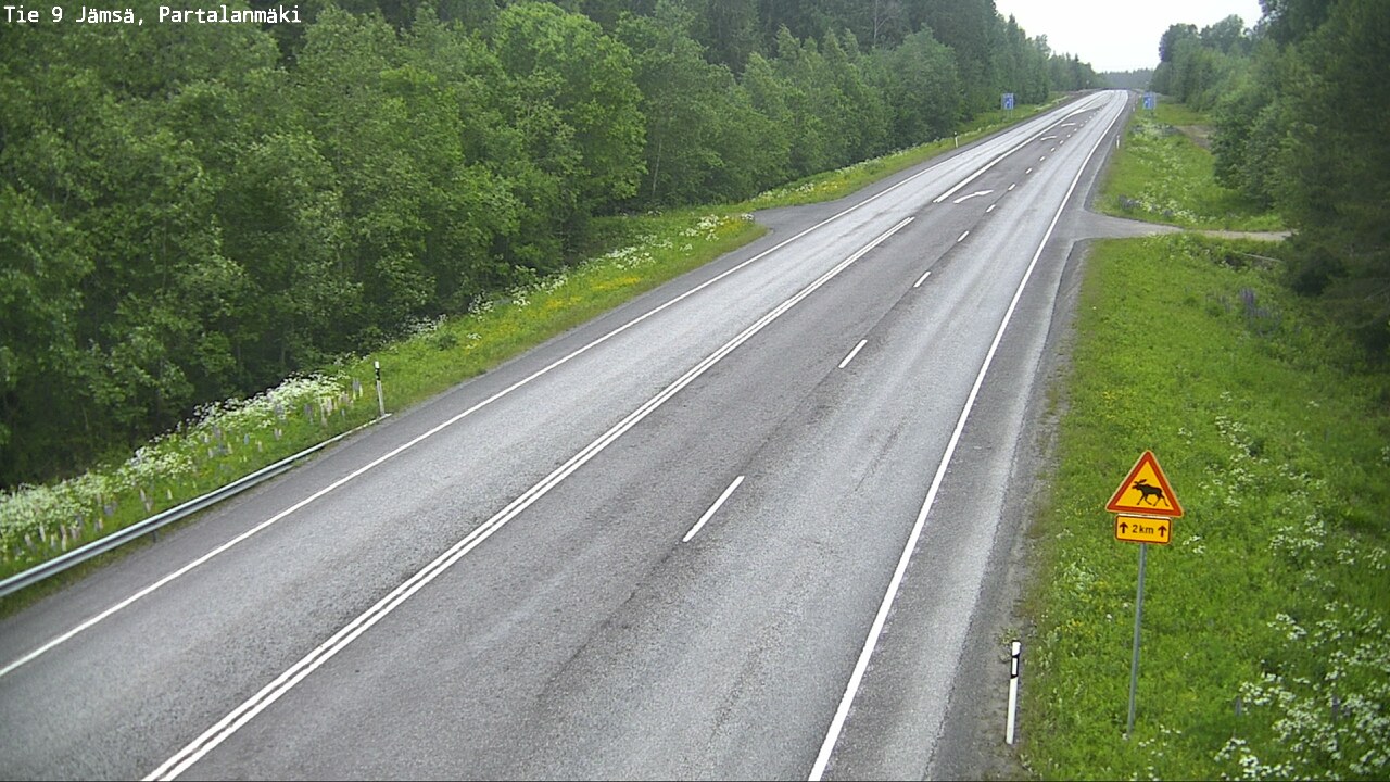 Kelikamerat Kuva Tie 9 Jämsä, Partalanmäki, Jämsä, Keski-Suomi