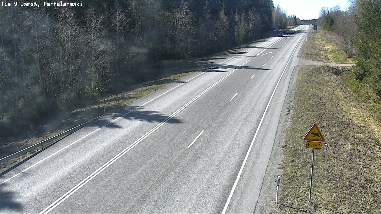 Kelikamerat Kuva Tie 9 Jämsä, Partalanmäki, Jämsä, Keski-Suomi