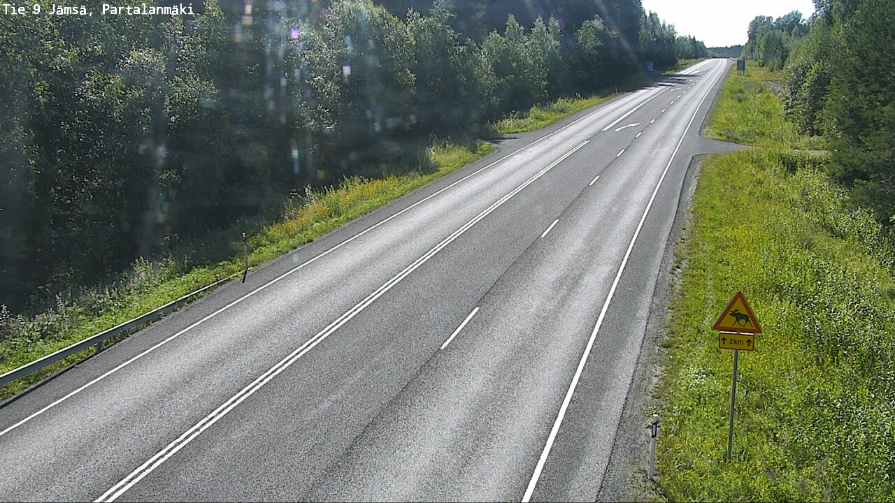 Kelikamerat Kuva Tie 9 Jämsä, Partalanmäki, Jämsä, Keski-Suomi