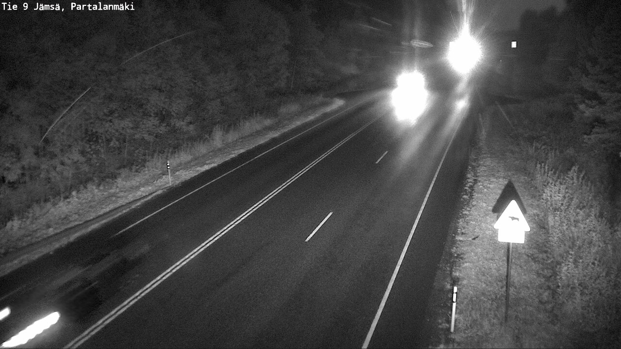 Weather Camera Image Väg 9 Jämsä, Partalanmäki, Jämsä, Keski-Suomi