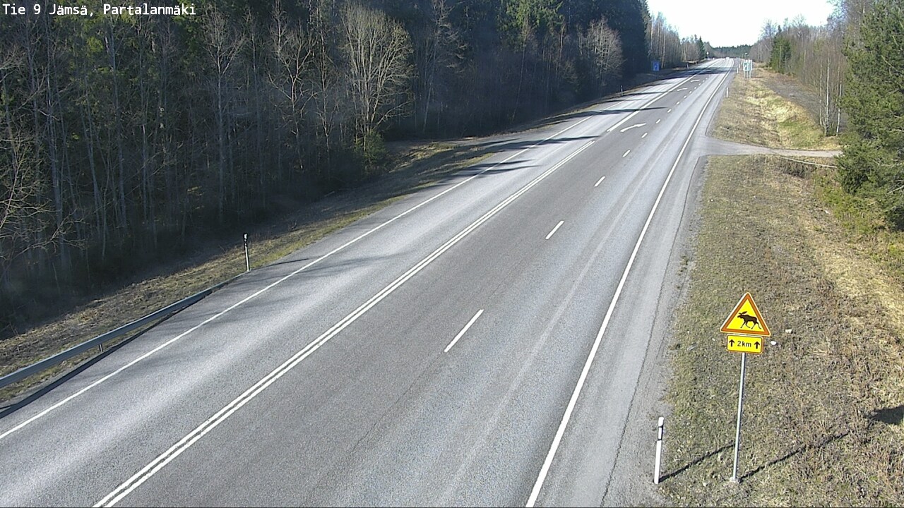 Kelikamerat Kuva Tie 9 Jämsä, Partalanmäki, Jämsä, Keski-Suomi