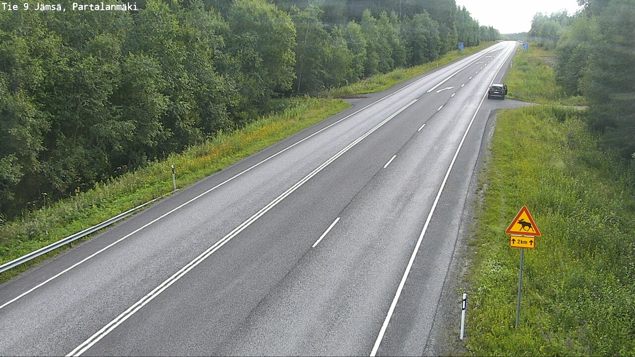 Kelikamerat Kuva Tie 9 Jämsä, Partalanmäki, Jämsä, Keski-Suomi