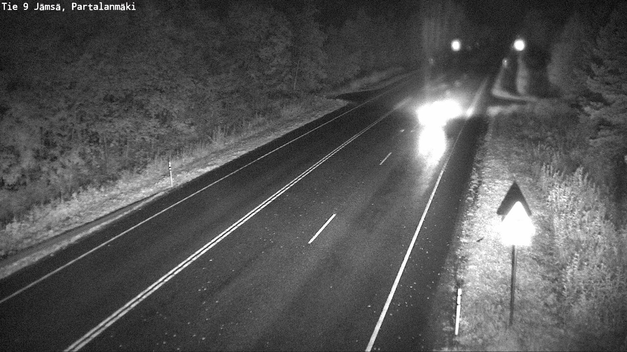 Weather Camera Image Väg 9 Jämsä, Partalanmäki, Jämsä, Keski-Suomi