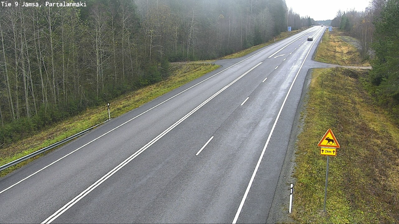 Kelikamerat Kuva Tie 9 Jämsä, Partalanmäki, Jämsä, Keski-Suomi