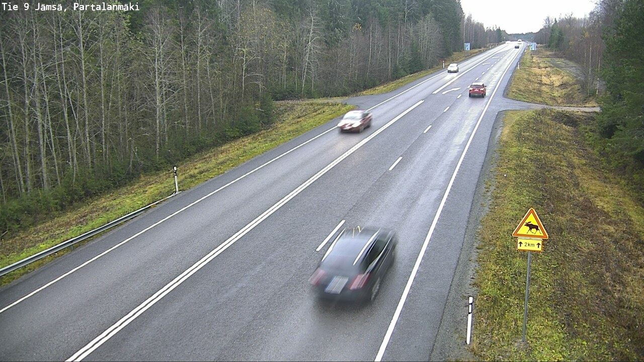 Kelikamerat Kuva Tie 9 Jämsä, Partalanmäki, Jämsä, Keski-Suomi