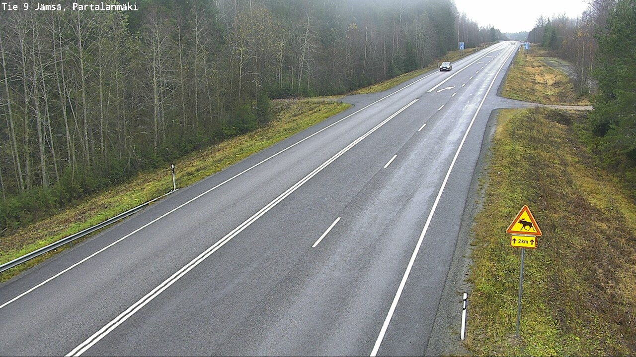 Kelikamerat Kuva Tie 9 Jämsä, Partalanmäki, Jämsä, Keski-Suomi