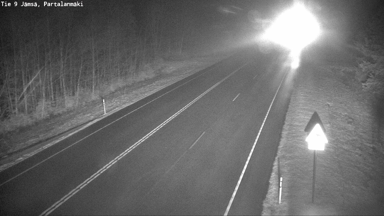 Weather Camera Image Väg 9 Jämsä, Partalanmäki, Jämsä, Keski-Suomi