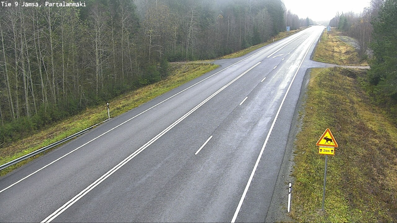 Kelikamerat Kuva Tie 9 Jämsä, Partalanmäki, Jämsä, Keski-Suomi