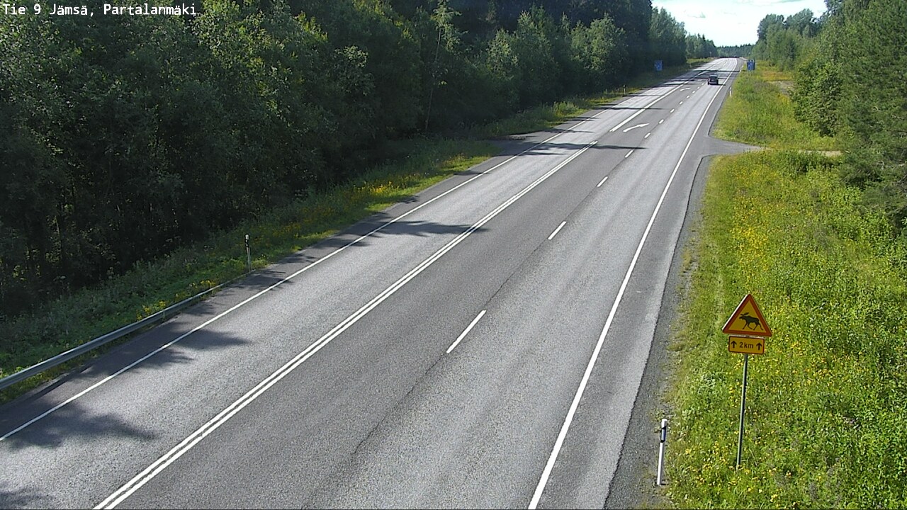 Kelikamerat Kuva Tie 9 Jämsä, Partalanmäki, Jämsä, Keski-Suomi