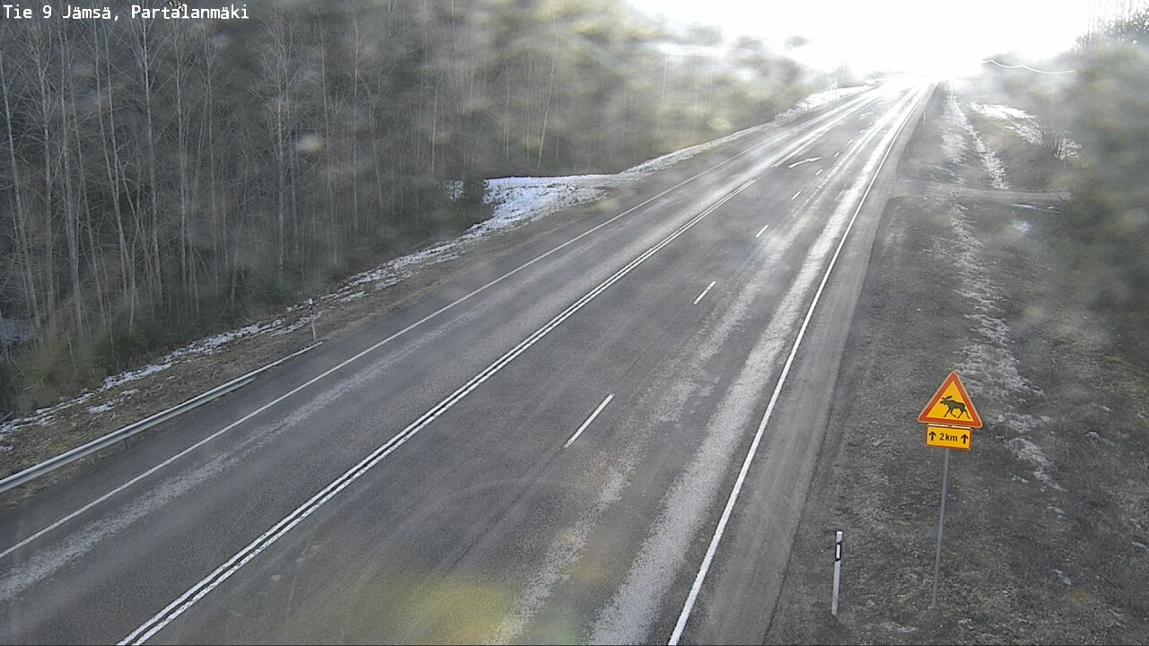 Weather Camera Image Väg 9 Jämsä, Partalanmäki, Jämsä, Keski-Suomi