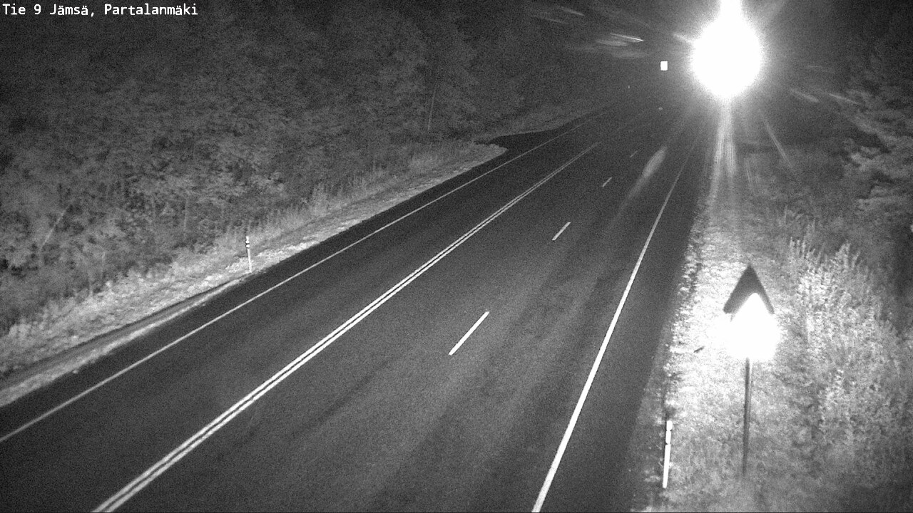 Weather Camera Image Väg 9 Jämsä, Partalanmäki, Jämsä, Keski-Suomi