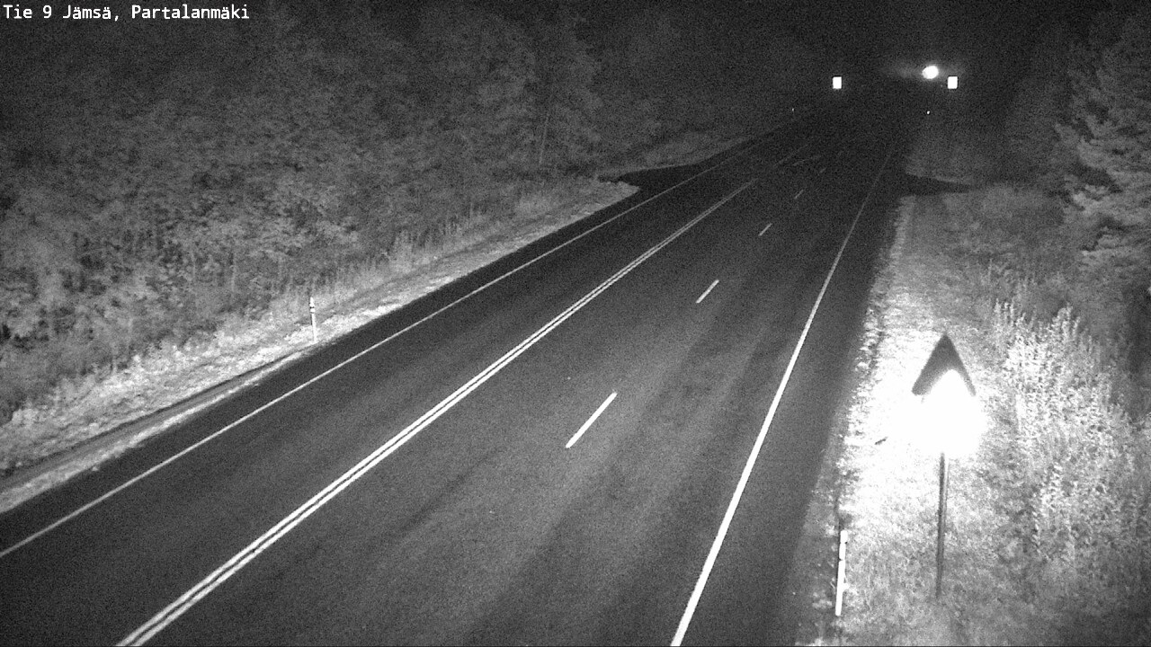 Weather Camera Image Väg 9 Jämsä, Partalanmäki, Jämsä, Keski-Suomi