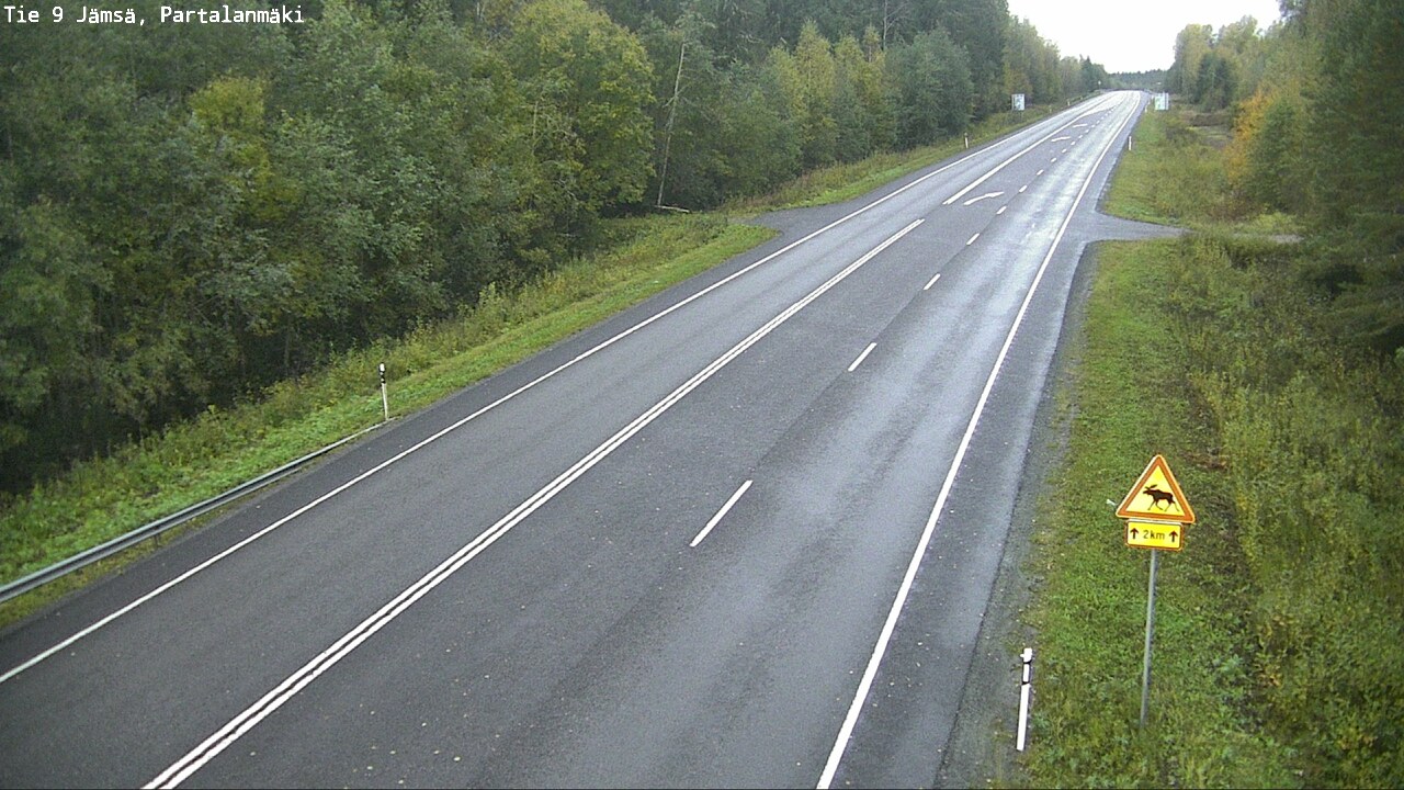 Weather Camera Image Väg 9 Jämsä, Partalanmäki, Jämsä, Keski-Suomi