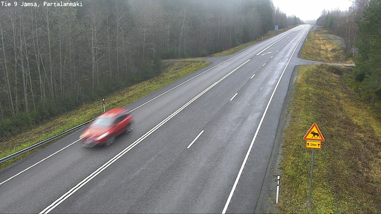 Kelikamerat Kuva Tie 9 Jämsä, Partalanmäki, Jämsä, Keski-Suomi
