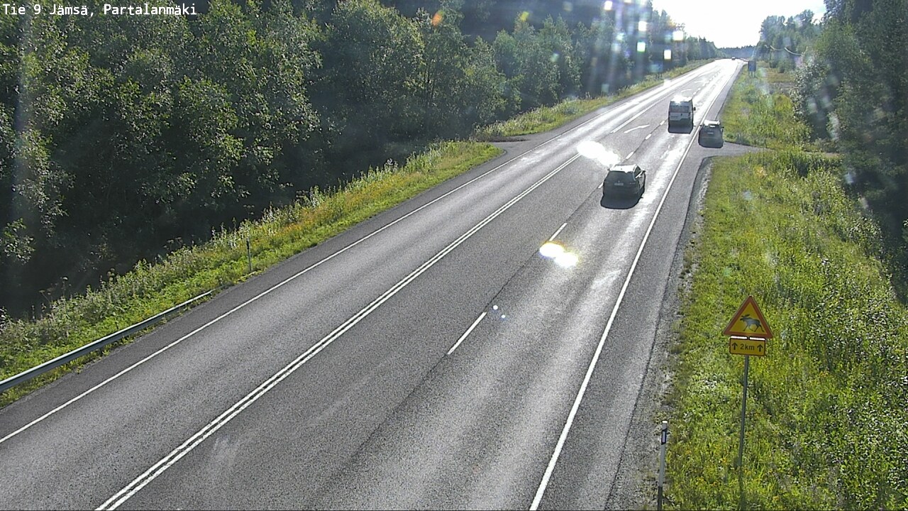 Kelikamerat Kuva Tie 9 Jämsä, Partalanmäki, Jämsä, Keski-Suomi