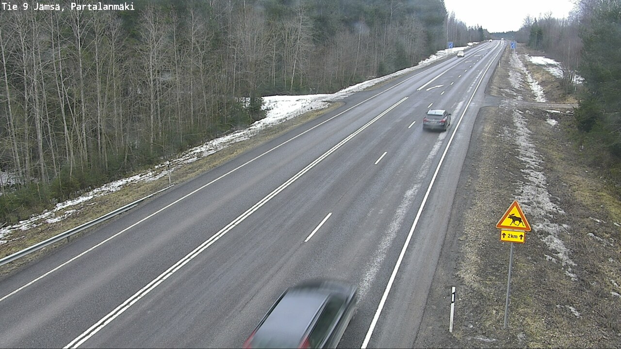 Weather Camera Image Road 9 Jämsä, Partalanmäki, Jämsä, Keski-Suomi