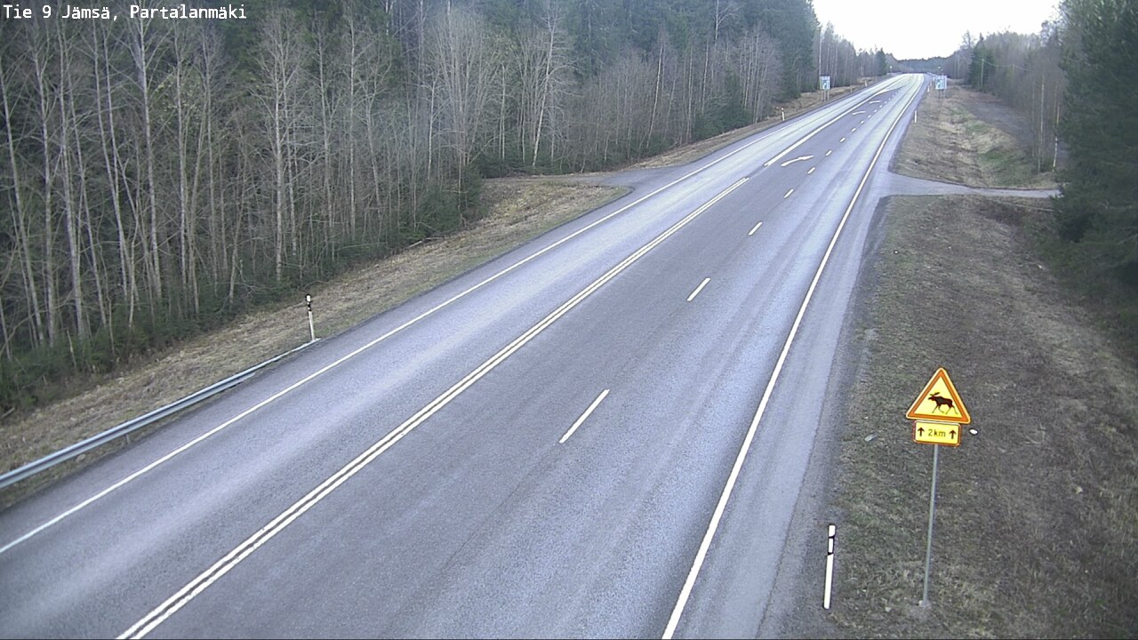 Weather Camera Image Road 9 Jämsä, Partalanmäki, Jämsä, Keski-Suomi