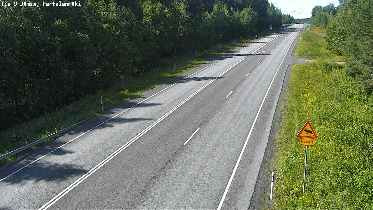 Kelikamerat Kuva Tie 9 Jämsä, Partalanmäki, Jämsä, Keski-Suomi