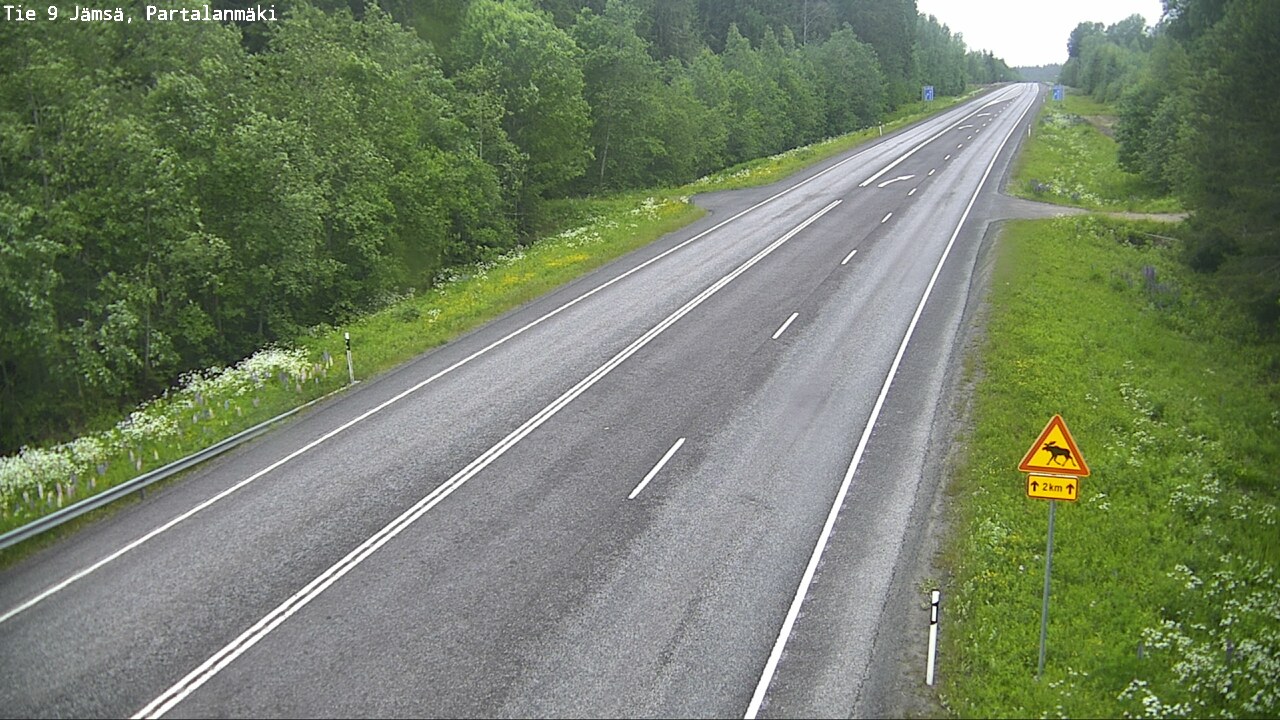 Kelikamerat Kuva Tie 9 Jämsä, Partalanmäki, Jämsä, Keski-Suomi