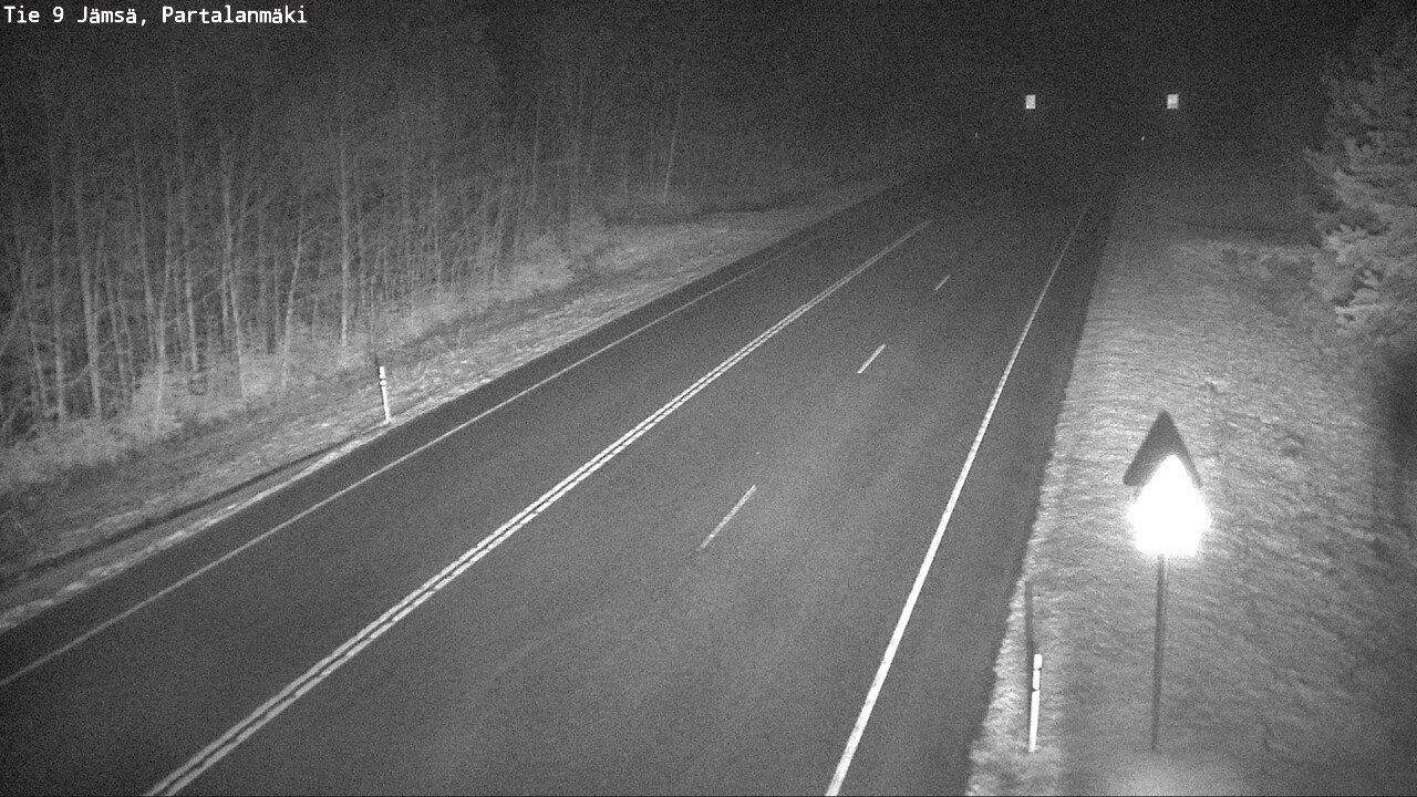 Weather Camera Image Väg 9 Jämsä, Partalanmäki, Jämsä, Keski-Suomi