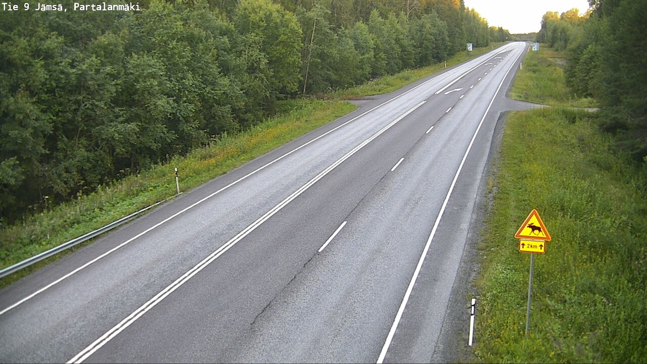 Weather Camera Image Road 9 Jämsä, Partalanmäki, Jämsä, Keski-Suomi