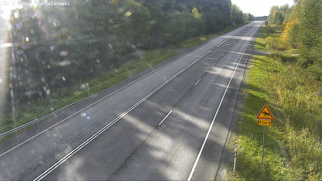 Weather Camera Image Road 9 Jämsä, Partalanmäki, Jämsä, Keski-Suomi