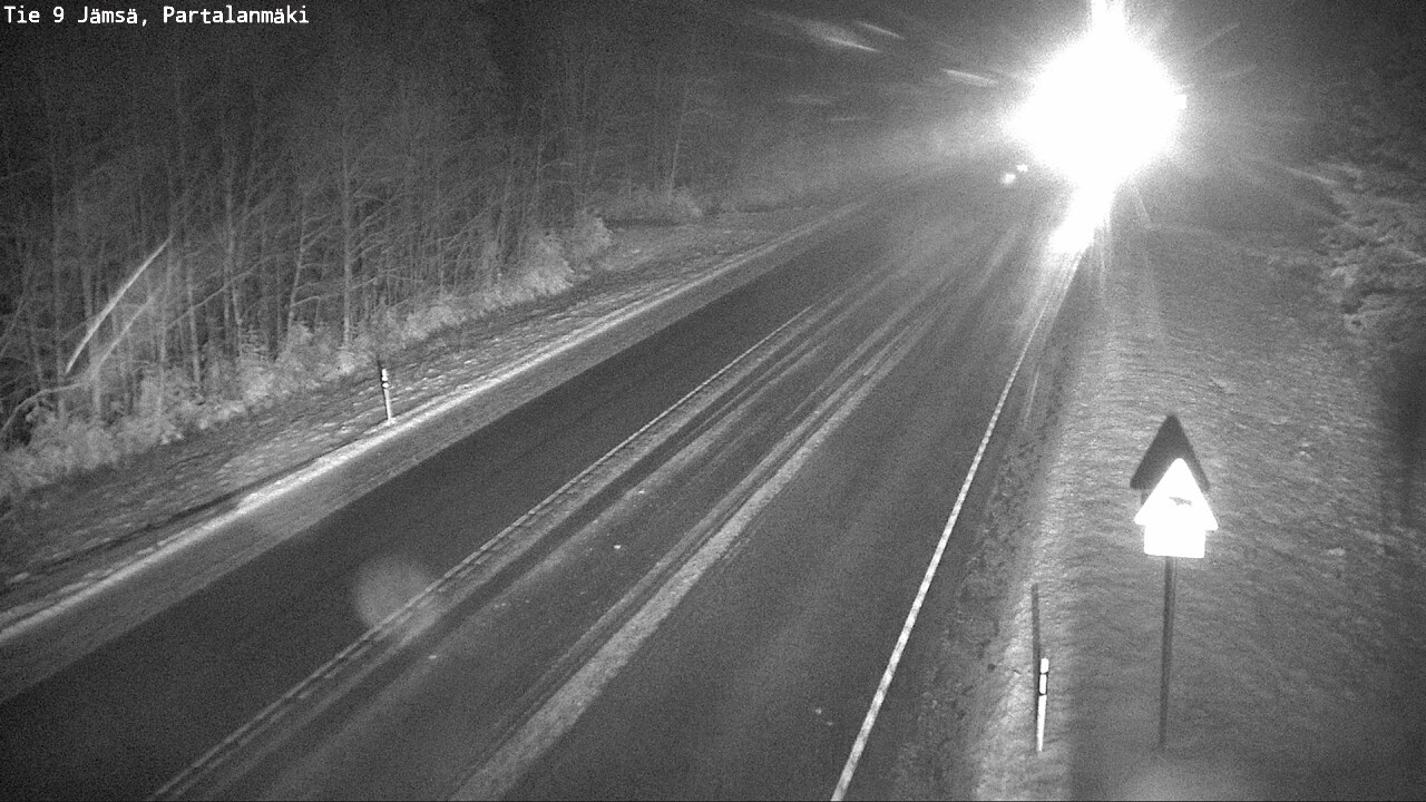 Weather Camera Image Väg 9 Jämsä, Partalanmäki, Jämsä, Keski-Suomi