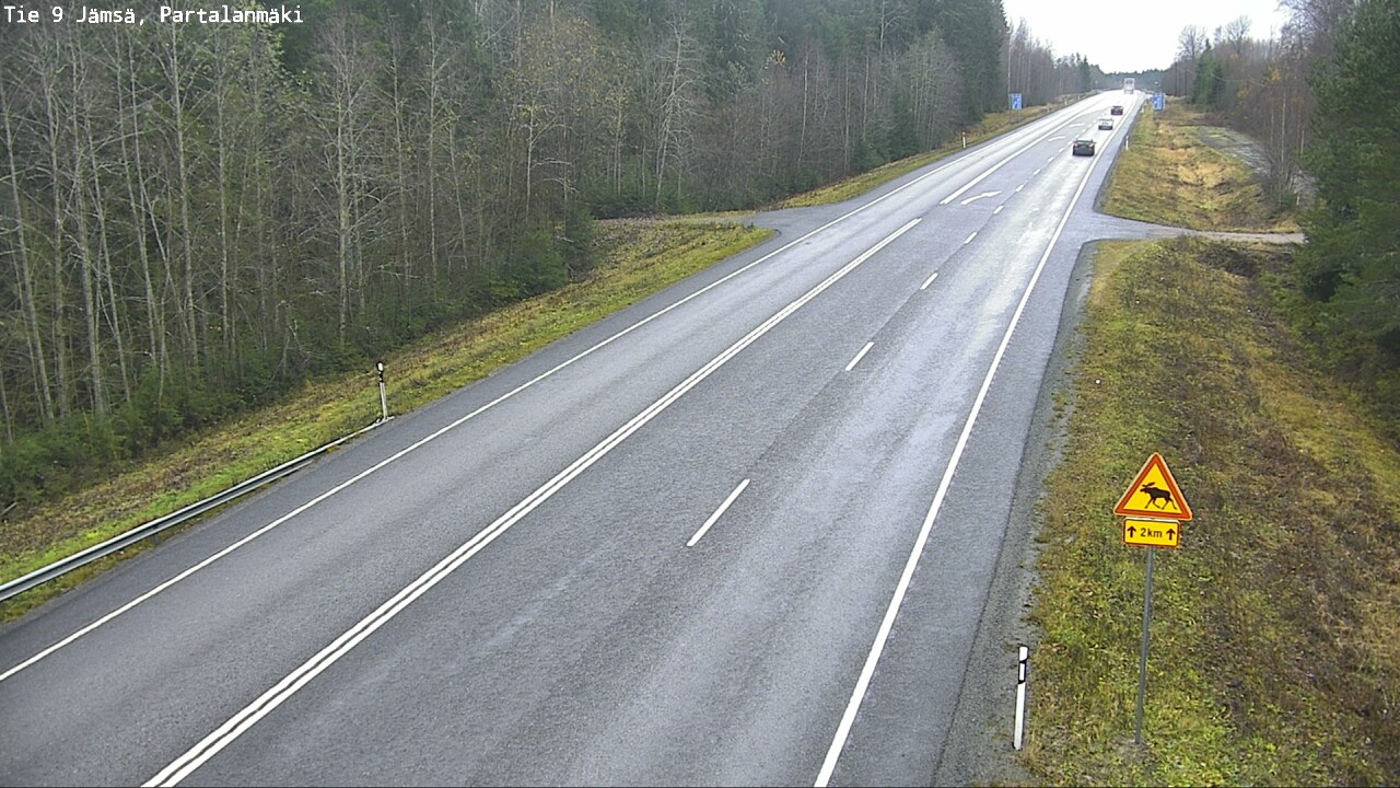 Kelikamerat Kuva Tie 9 Jämsä, Partalanmäki, Jämsä, Keski-Suomi