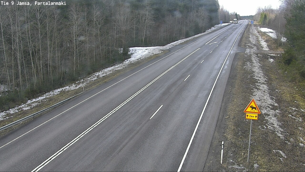 Weather Camera Image Road 9 Jämsä, Partalanmäki, Jämsä, Keski-Suomi