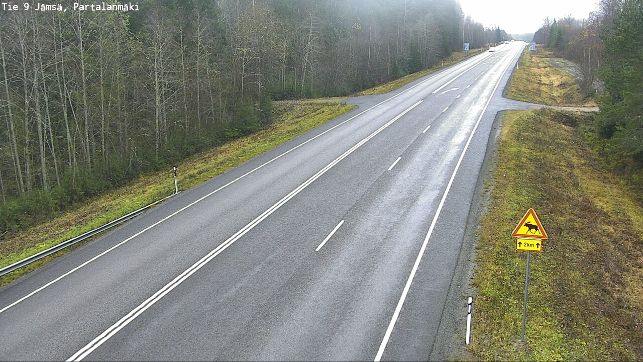 Kelikamerat Kuva Tie 9 Jämsä, Partalanmäki, Jämsä, Keski-Suomi