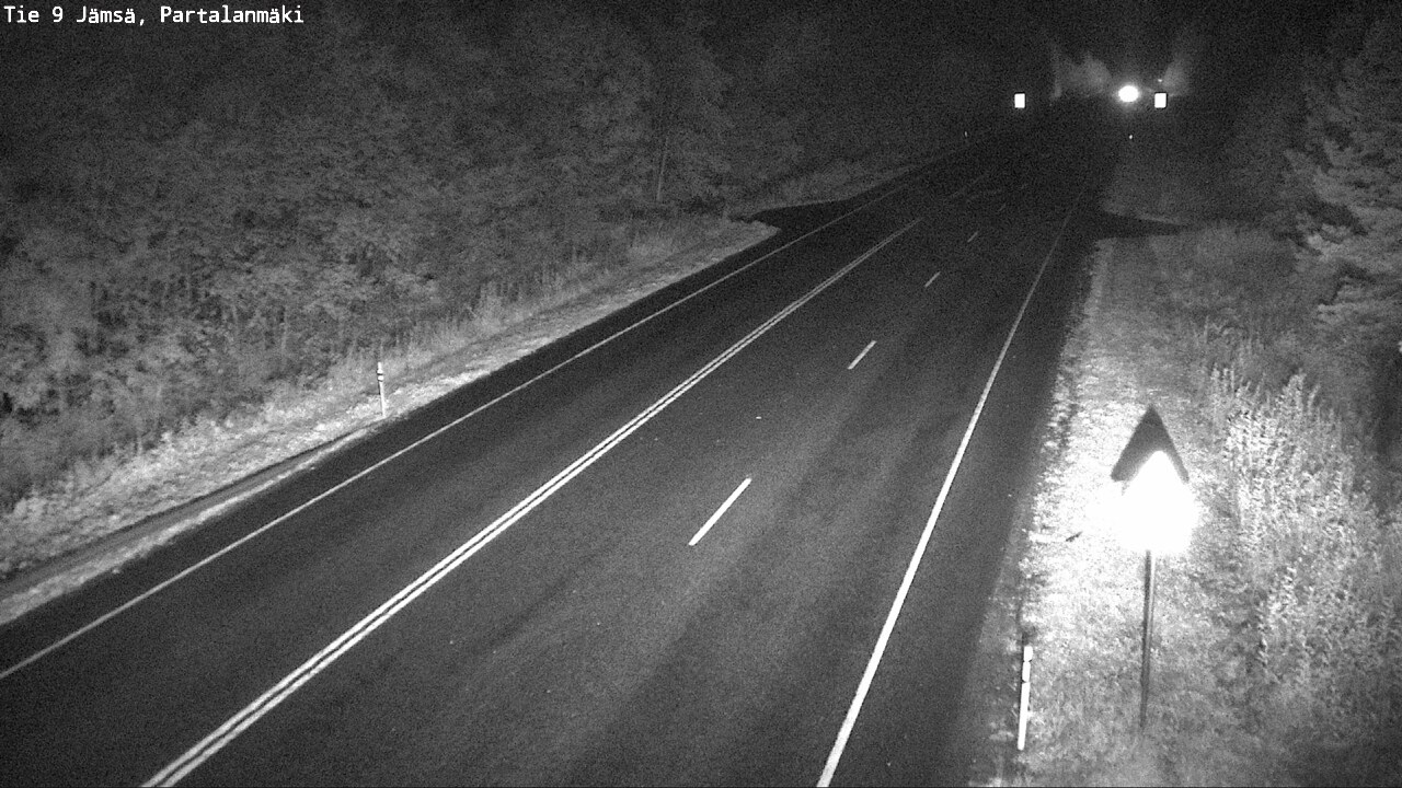 Weather Camera Image Väg 9 Jämsä, Partalanmäki, Jämsä, Keski-Suomi