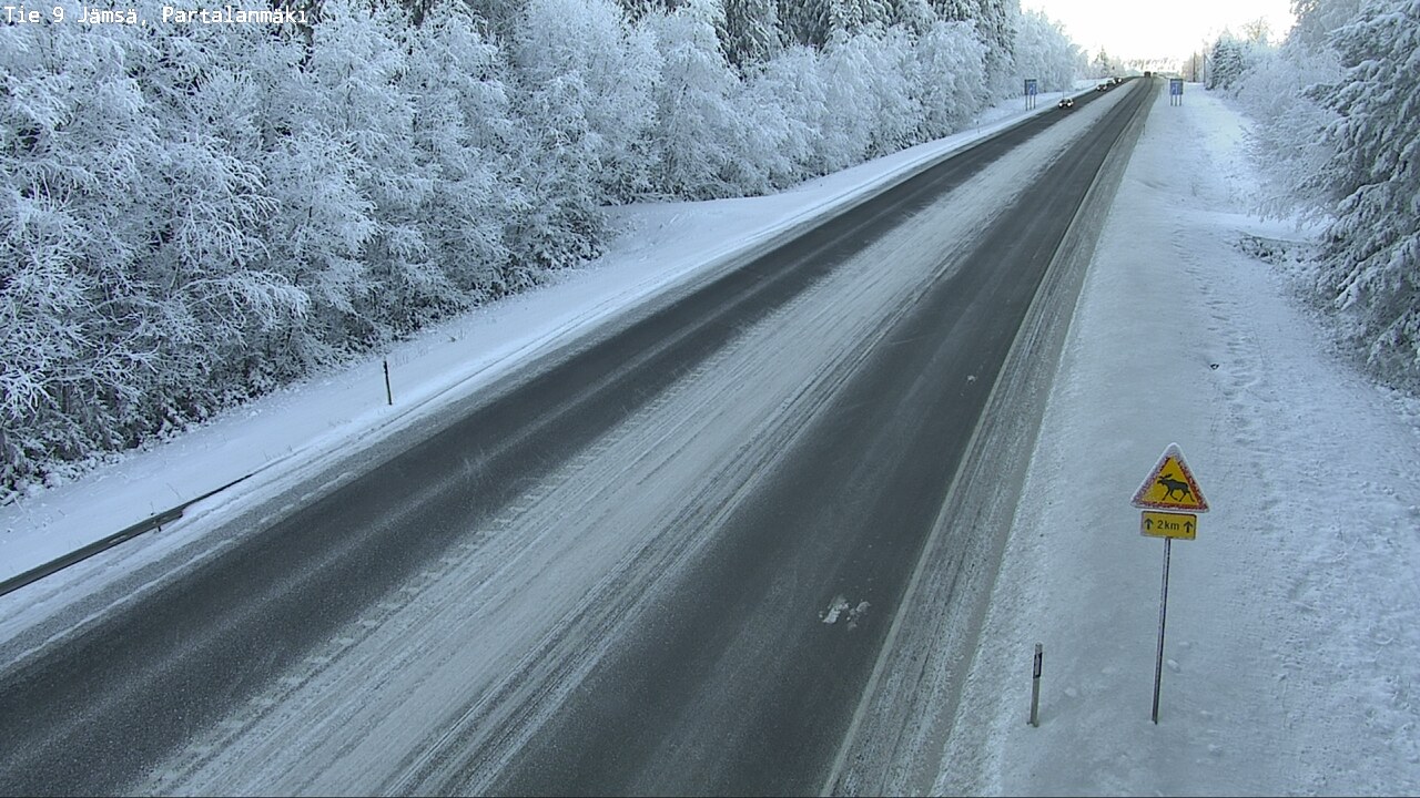 Weather Camera Image Väg 9 Jämsä, Partalanmäki, Jämsä, Keski-Suomi
