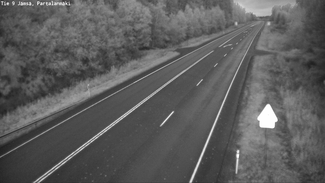 Weather Camera Image Väg 9 Jämsä, Partalanmäki, Jämsä, Keski-Suomi