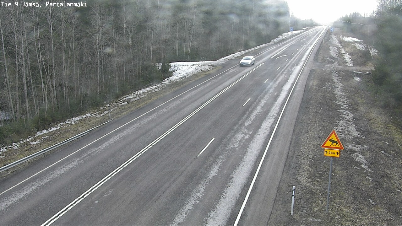 Weather Camera Image Road 9 Jämsä, Partalanmäki, Jämsä, Keski-Suomi
