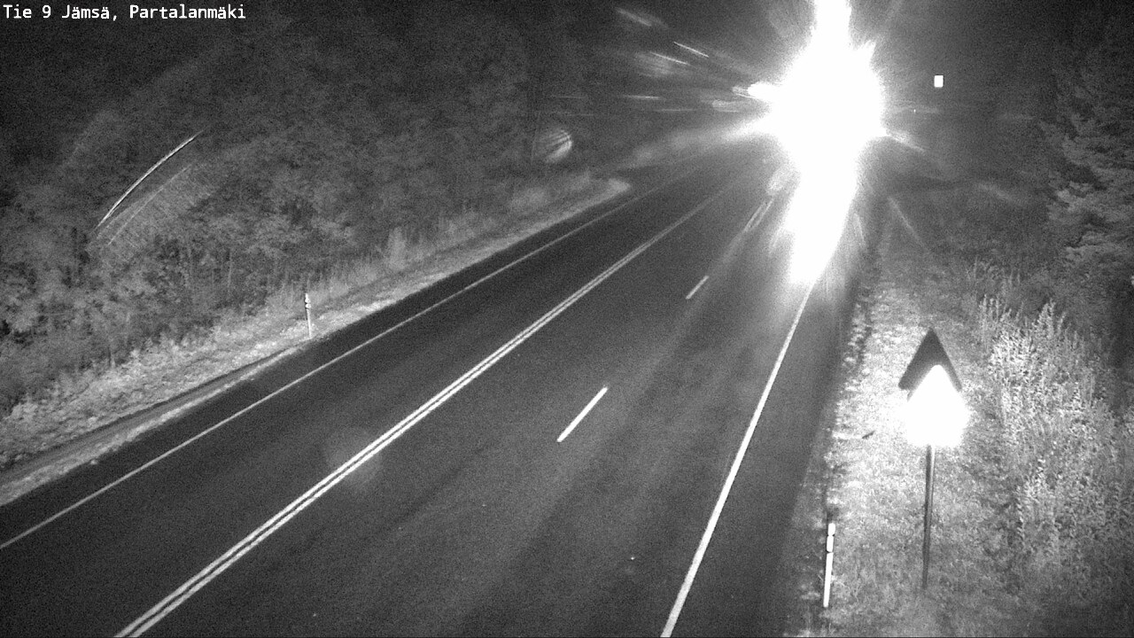 Weather Camera Image Väg 9 Jämsä, Partalanmäki, Jämsä, Keski-Suomi