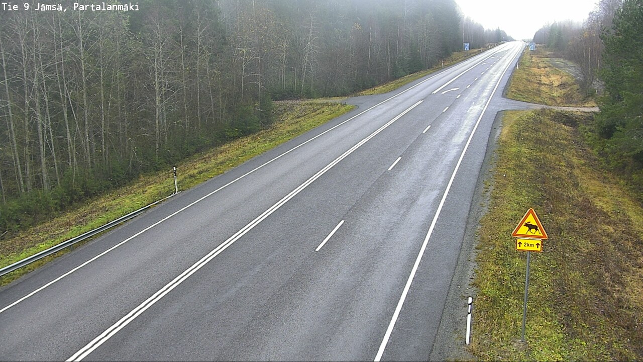 Kelikamerat Kuva Tie 9 Jämsä, Partalanmäki, Jämsä, Keski-Suomi