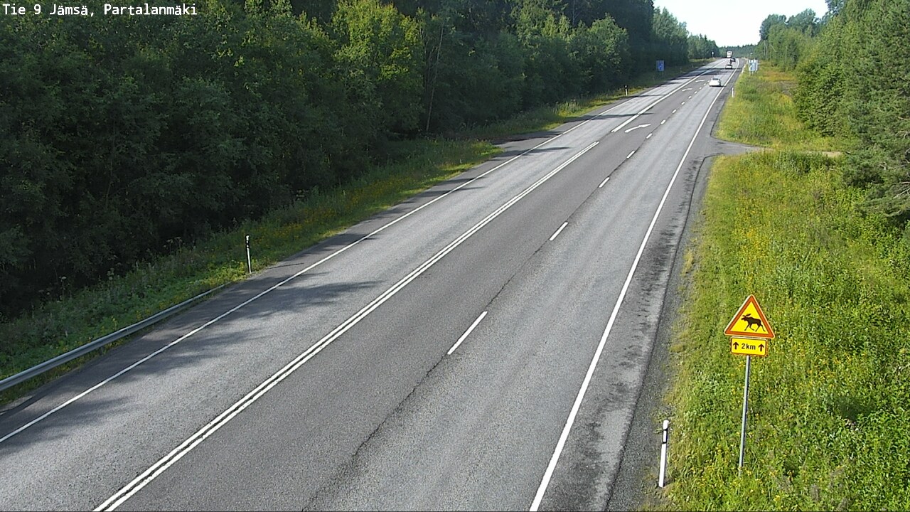 Kelikamerat Kuva Tie 9 Jämsä, Partalanmäki, Jämsä, Keski-Suomi
