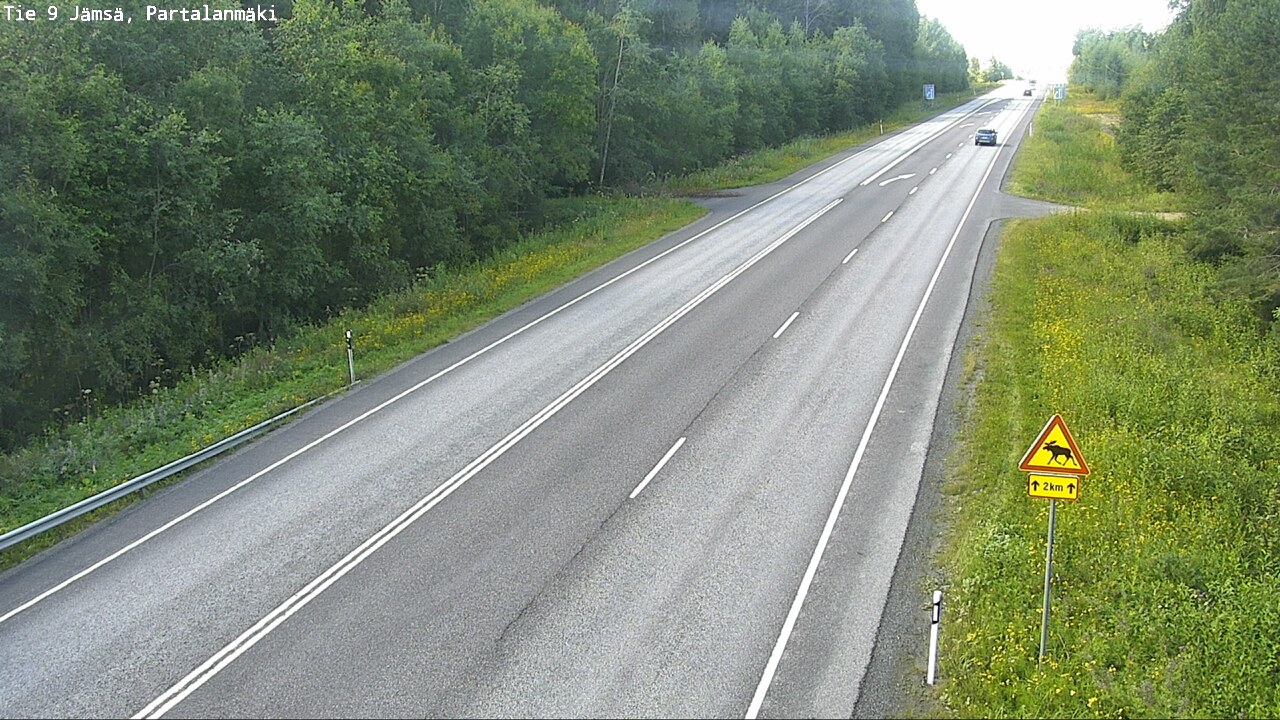 Kelikamerat Kuva Tie 9 Jämsä, Partalanmäki, Jämsä, Keski-Suomi