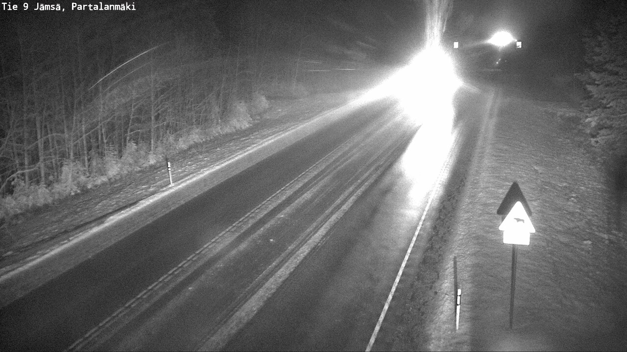 Weather Camera Image Väg 9 Jämsä, Partalanmäki, Jämsä, Keski-Suomi