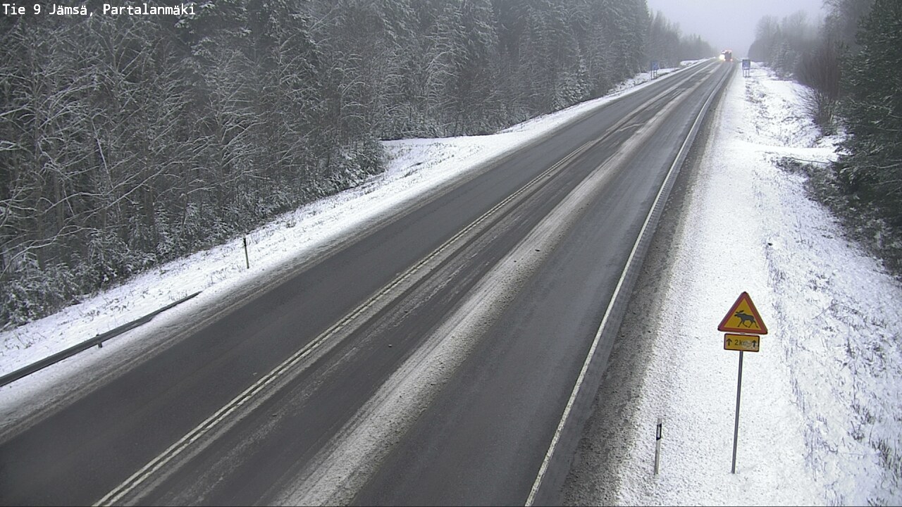 Weather Camera Image Väg 9 Jämsä, Partalanmäki, Jämsä, Keski-Suomi
