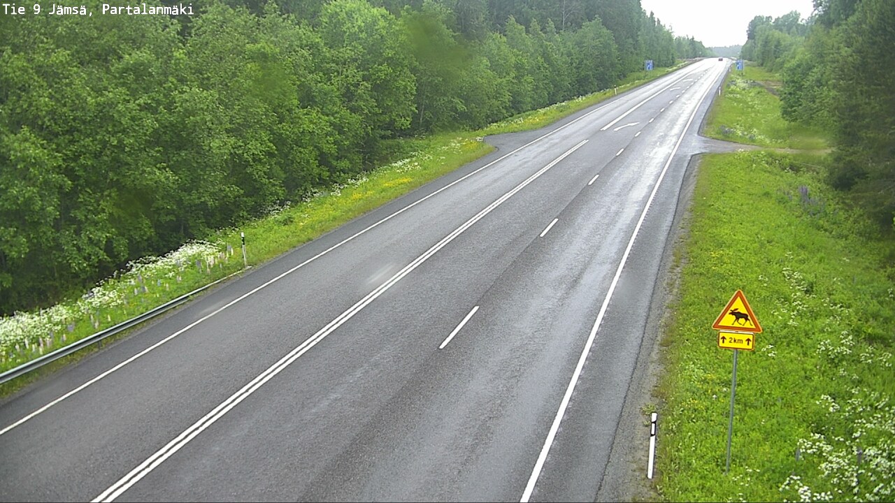 Kelikamerat Kuva Tie 9 Jämsä, Partalanmäki, Jämsä, Keski-Suomi