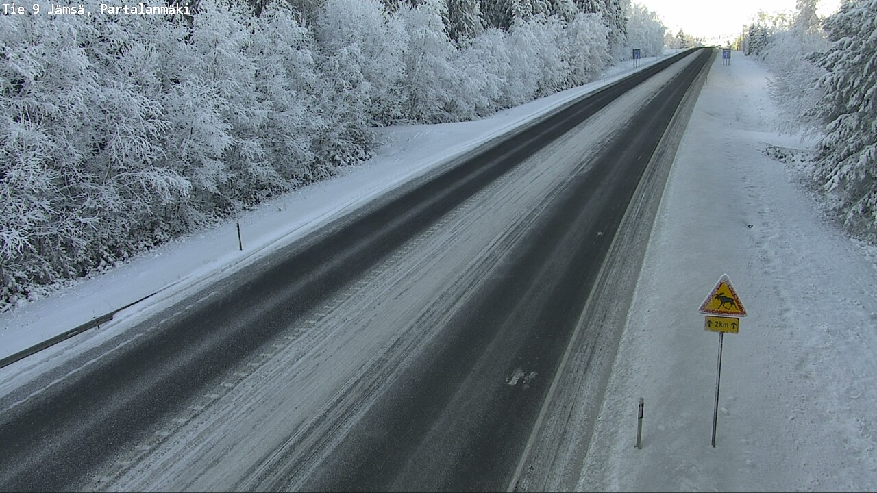 Weather Camera Image Road 9 Jämsä, Partalanmäki, Jämsä, Keski-Suomi