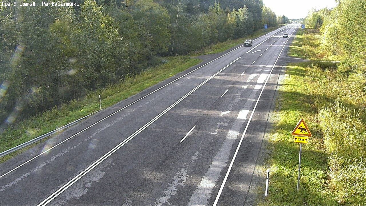 Weather Camera Image Väg 9 Jämsä, Partalanmäki, Jämsä, Keski-Suomi