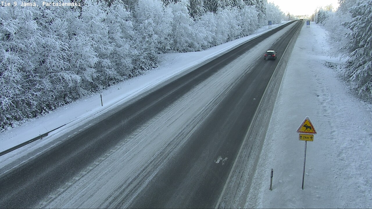 Weather Camera Image Väg 9 Jämsä, Partalanmäki, Jämsä, Keski-Suomi