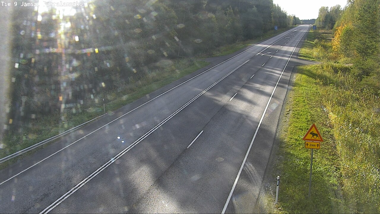 Weather Camera Image Road 9 Jämsä, Partalanmäki, Jämsä, Keski-Suomi