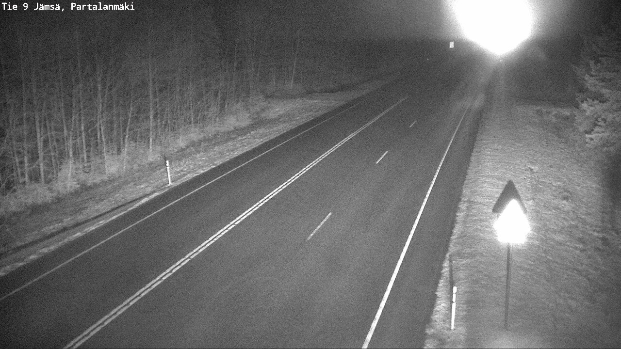 Weather Camera Image Väg 9 Jämsä, Partalanmäki, Jämsä, Keski-Suomi