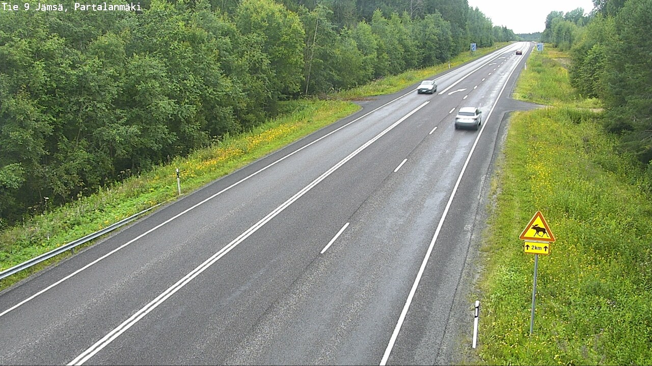 Weather Camera Image Road 9 Jämsä, Partalanmäki, Jämsä, Keski-Suomi
