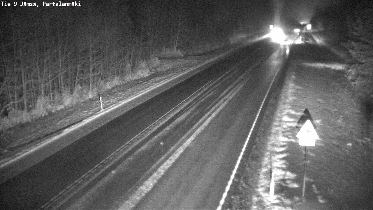 Weather Camera Image Väg 9 Jämsä, Partalanmäki, Jämsä, Keski-Suomi