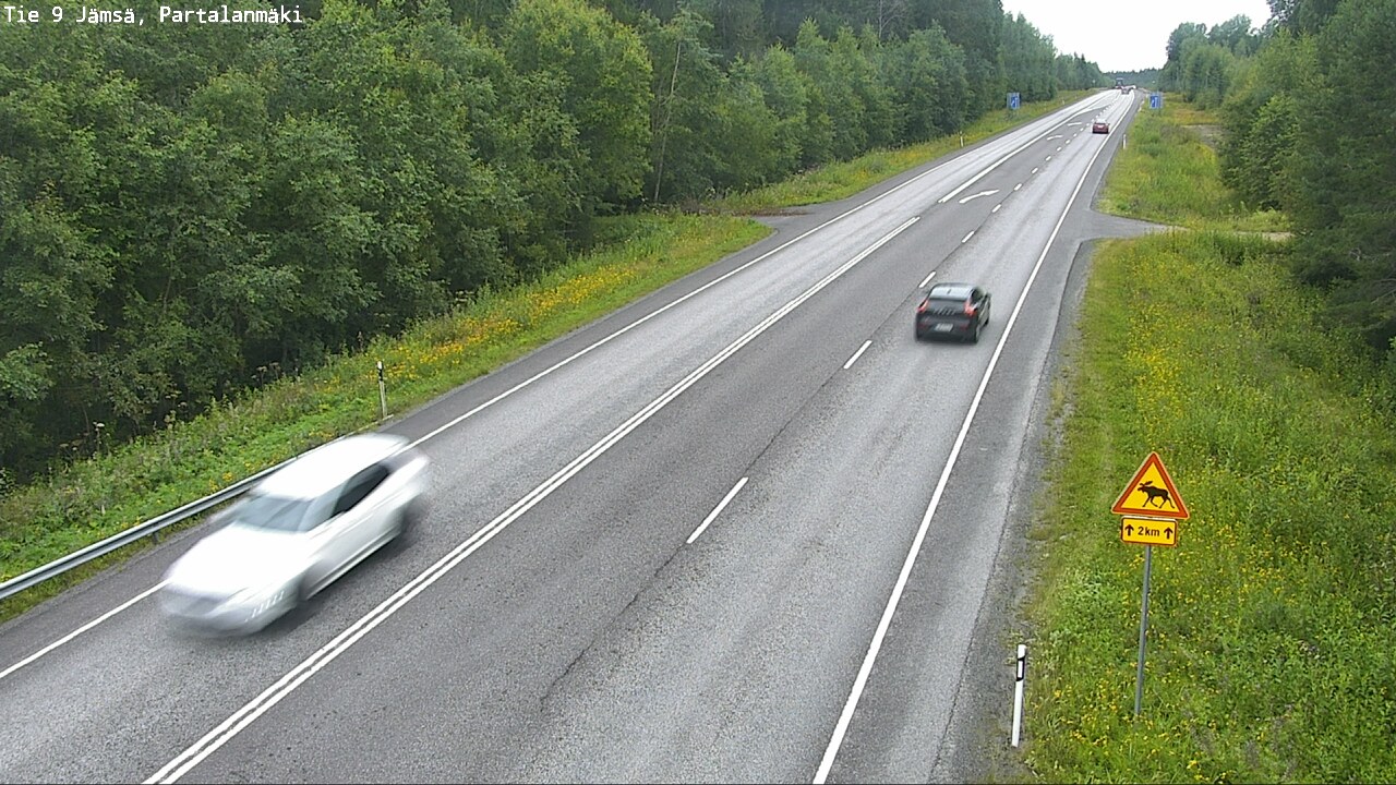 Weather Camera Image Road 9 Jämsä, Partalanmäki, Jämsä, Keski-Suomi