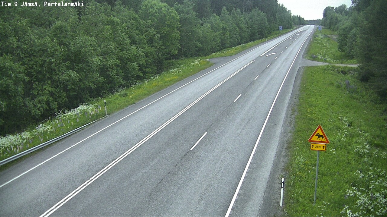 Kelikamerat Kuva Tie 9 Jämsä, Partalanmäki, Jämsä, Keski-Suomi